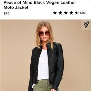 Vegan Leather Jacket